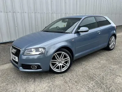 Used Audi A3 S-Line 168 HP (123 kW) 2012 Blue Hatchback