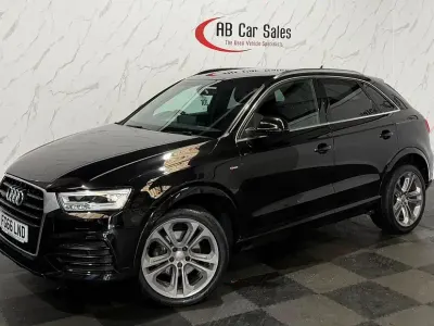 Used Audi Q3 S-line plus 184 HP (135 kW) 2016 Black SUV
