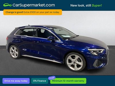 Used Audi A3 S-Line 2023 Blue Sedan