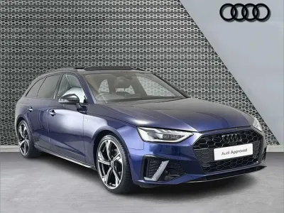 Used Audi A4 Black Edition 147 HP (108 kW) 2023 Blue Estate