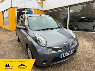Usado Nissan Micra Acenta+ 79 HP (58 kW) 2008 Cinzento Citadino