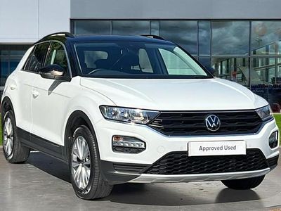 Begagnad VW T-Roc Design 110 HK (80 kW) 2021 Vit SUV