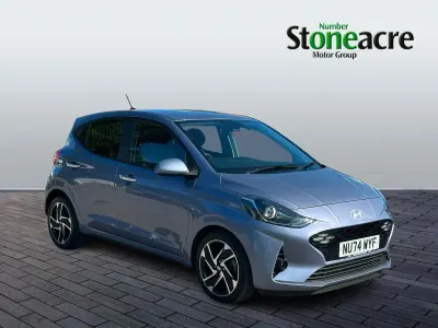 Used Hyundai i10 Premium 2025 Blue Hatchback
