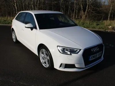 Used Audi A3 Sportback Sport 2019 White Hatchback
