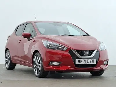 Used Nissan Micra Tekna 92 HP (67 kW) 2022 Red Hatchback