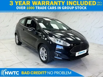 Used Ford Fiesta Zetec 82 HP (60 kW) 2016 Black Hatchback
