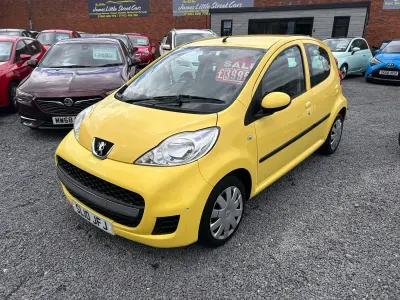 Used Peugeot 107 68 HP (50 kW) 2010 Yellow Hatchback