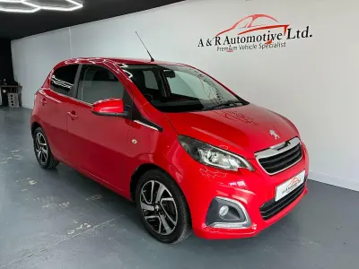 Used Peugeot 108 Allure 82 HP (60 kW) 2015 Red Hatchback