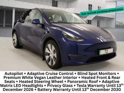 Blue Used 2022 Tesla Model Y Long Range AWD SUV | £24,850 (Fair price)