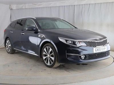 Used Kia Optima 139 HP (102 kW) 2018 Blue Estate