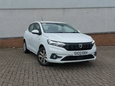 Used Dacia Sandero Comfort 91 HP (66 kW) 2022 White Hatchback
