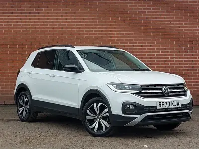 Used VW T-Cross Black Edition 95 HP (69 kW) 2023 White SUV