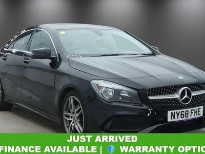 Used Mercedes CLA180 AMG line 122 HP (89 kW) 2018 Black Sedan