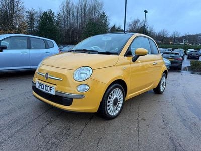 Used Fiat 500 Lounge 69 HP (50 kW) 2013 Yellow Hatchback
