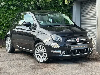 Used Fiat 500 Lounge 69 HP (50 kW) 2016 Black Hatchback