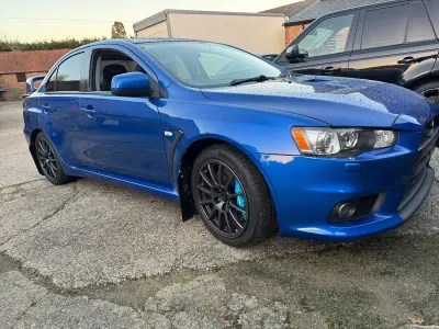 Used Mitsubishi Lancer 290 HP (213 kW) 2010 Blue Sedan