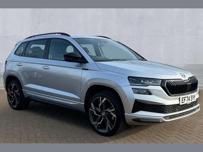 Used Skoda Karoq SportLine 150 HP (110 kW) 2024 Silver SUV