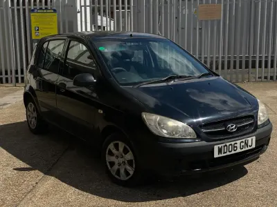 Second-hand Hyundai Getz 62 CP (45 kW) 2006 Negru Hatchback