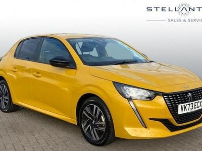 Yellow Used 2023 Peugeot 208 Allure+ Hatchback | £13,882 (Fair price)