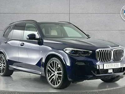 Used BMW X5 M Sport 335 HP (246 kW) 2019 Blue SUV