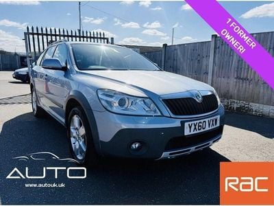 Used Skoda Octavia Scout 4x4 138 HP (101 kW) 2010 Blue Estate