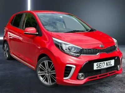 Begagnad Kia Picanto GT-Line 67 HK (49 kW) 2017 Röd Halvkombi