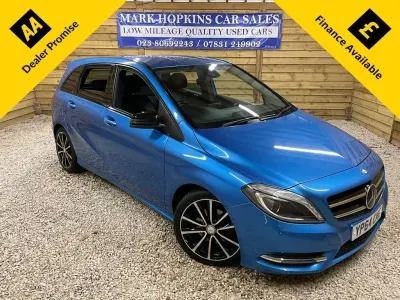 Used Mercedes B200 136 HP (100 kW) 2014 Blue MPV