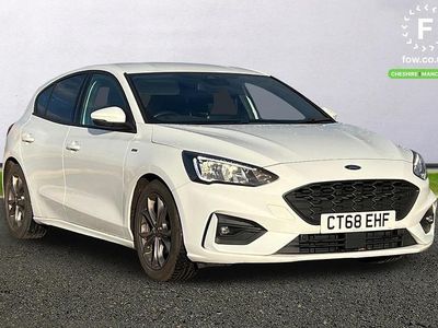 White Used 2018 Ford Focus ST-Line Hatchback | £10,499 (Fair price)