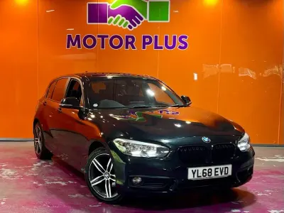 Used BMW 116 Sport Line 116 HP (85 kW) 2018 Black Hatchback