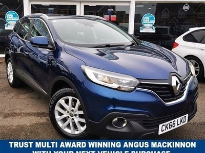 used Renault Kadjar 1.5 DYNAMIQUE NAV DCI 5 Door 5 Seat Family SUV with EURO6 Engine Giving High MPG and Great High Spec