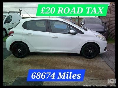 White Used 2016 Peugeot 208 Access Hatchback | £4,295 (Fair price)