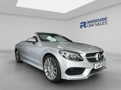 Used Mercedes C300 AMG Line Premium Plus 245 HP (180 kW) 2017 Silver Cabriolet