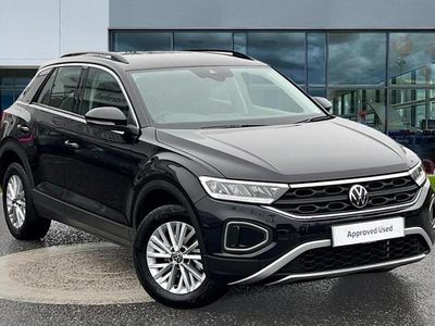 Deep black Used 2022 VW T-Roc Life SUV | £21,598 (Fair price)