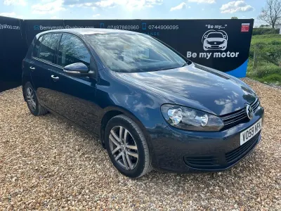 Used VW Golf VI SE 122 HP (89 kW) 2009 Blue Hatchback