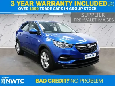 Used Vauxhall Grandland X S 130 HP (95 kW) 2018 Blue SUV