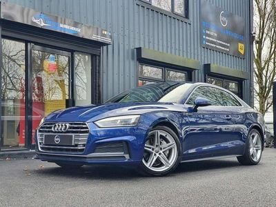 Used Audi A5 S-Line 190 HP (139 kW) 2017 Blue Coupe