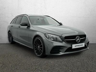 Used Mercedes C300 AMG line 258 HP (189 kW) 2021 Grey Estate
