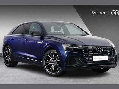 Used Audi Q8 Black Edition 282 HP (207 kW) 2021 Blue SUV