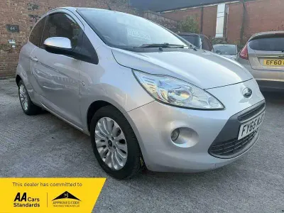 Used Ford Ka Zetec 69 HP (50 kW) 2015 Silver Hatchback