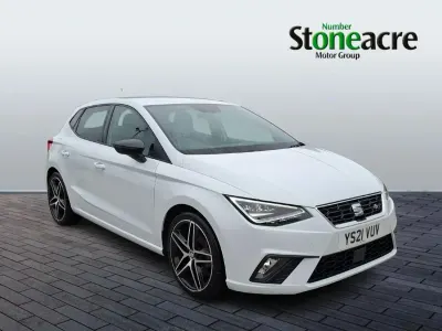 Begagnad Seat Ibiza FR Sport 110 HK (80 kW) 2021 Vit Halvkombi