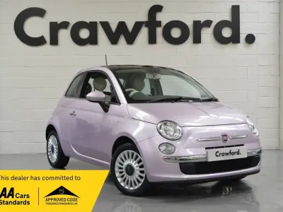 Usado Fiat 500 Lounge 69 HP (50 kW) 2014 Rosa Citadino