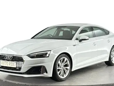 Used Audi A5 Sportback Sport 163 HP (119 kW) 2020 White Hatchback
