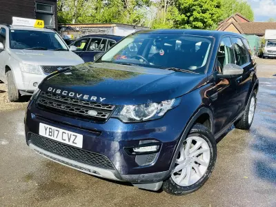 Begagnad Land Rover Discovery Sport SE 2017 Blå SUV