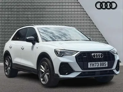 Used Audi Q3 Black Edition 187 HP (137 kW) 2023 White SUV