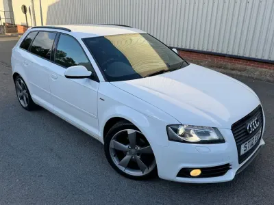 Used Audi A3 Black Edition 150 HP (110 kW) 2012 White Hatchback