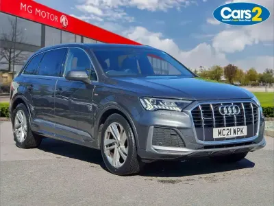 Używany Audi Q7 S-Line 281 KM (206 kW) 2021 Szary SUV