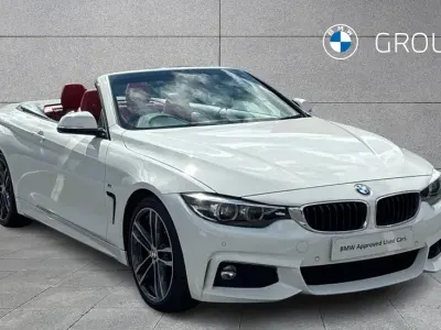 Used BMW 420 Cabriolet M Sport 181 HP (133 kW) 2018 White Cabriolet