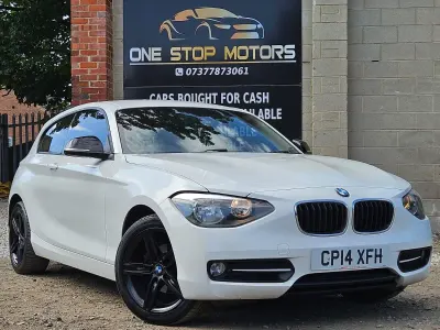 Used BMW 116 Sport Line 2014 White Hatchback