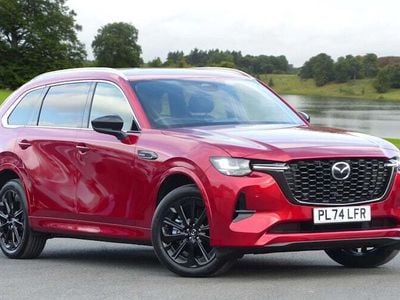 Soul red crystal Used 2025 Mazda CX-80 Homura-Line SUV | £48,495 (Good price)