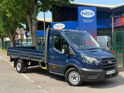 Used Ford Transit 130 HP (95 kW) 2022 Blue Cabriolet
